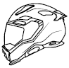 Medium helmet shell